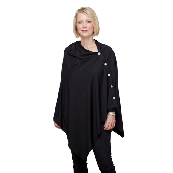 OBR merino Tops - OBR Merino Wool 5 Button Wrap OS